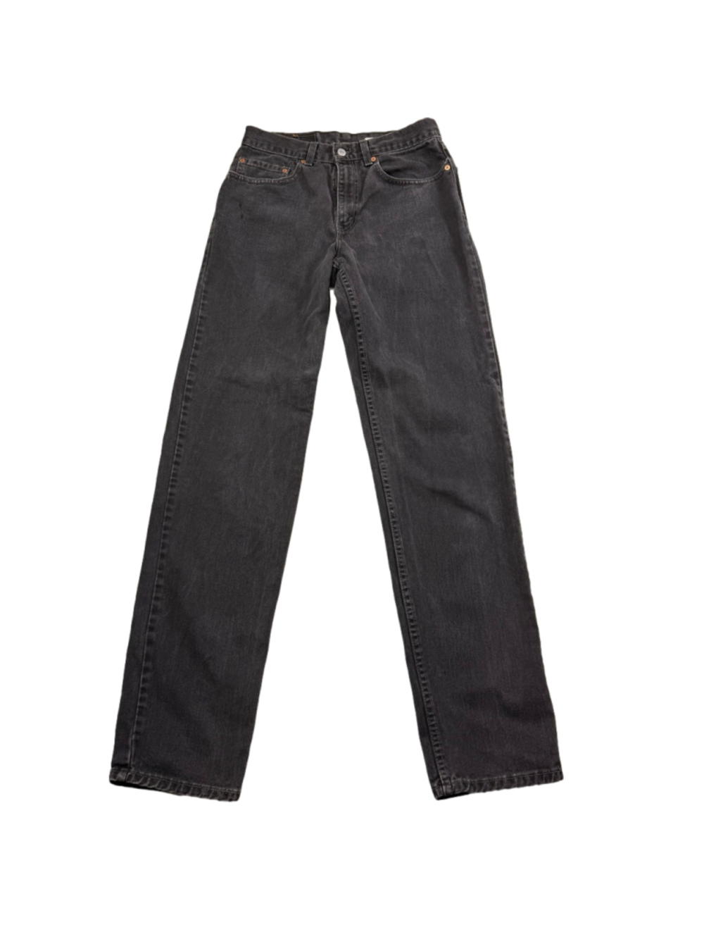 Men's Vintage Levi's 550 32x38 (Fits 30x36) Black Relaxed Fit Made In USA Black